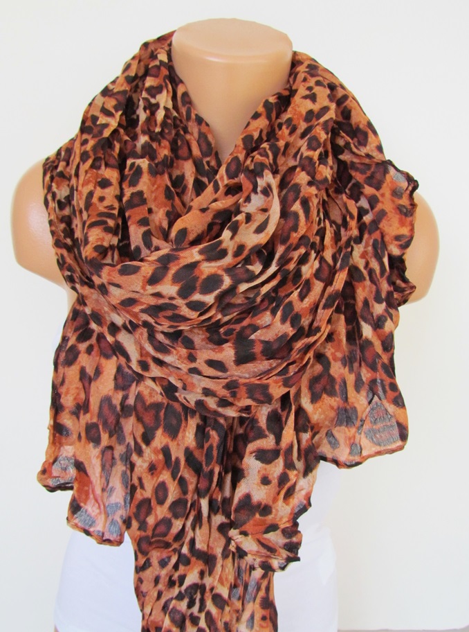 Leopard Scarf Leopard Gift Fashion Accessories Leopard 