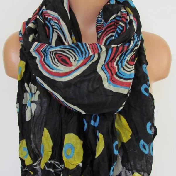 Ladies' Newport Polka Dot Scarf - Black main image 0